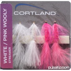 Cortland 4pk Flies, White And Pink Wooly Bugger Assortment 555503312
